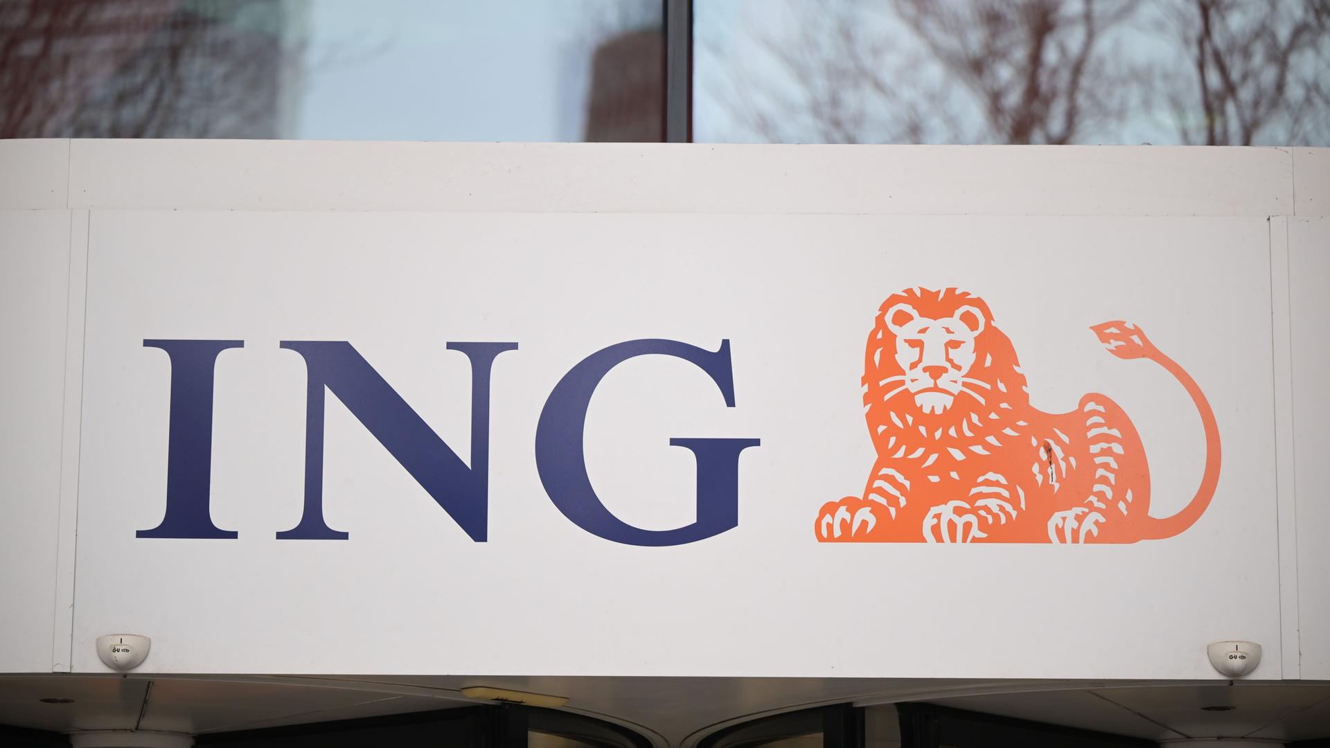 Hessen, Frankfurt/Main: Das Logo der ING Deutschland.