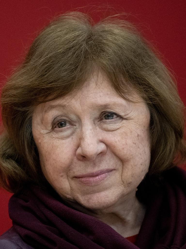 Die belarussische Schriftstellerin und Literatunobelpreisträgerin, Swetlana Alexijewitsch.