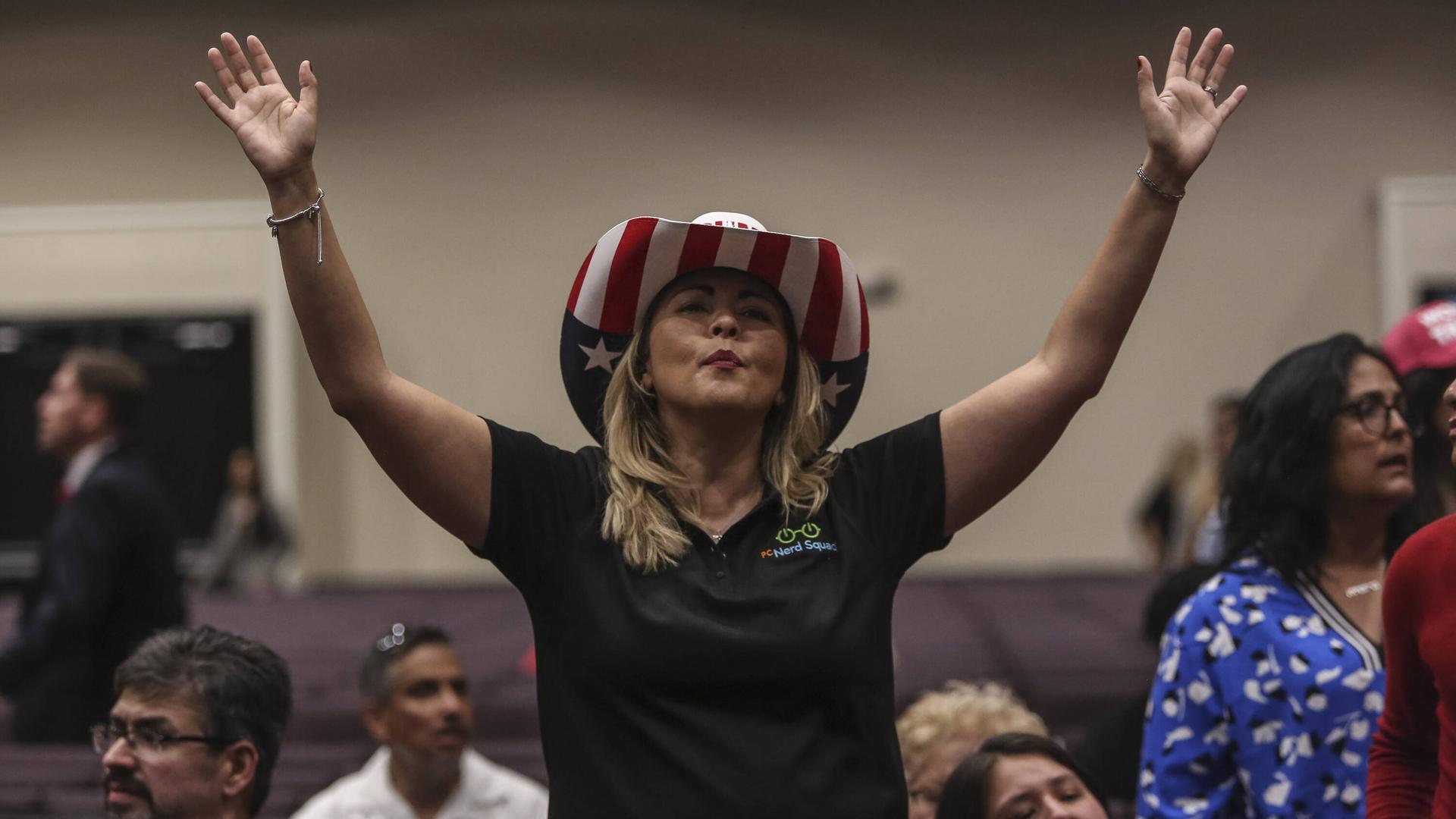 Evangelikale Christen, die Trump unterstützen.