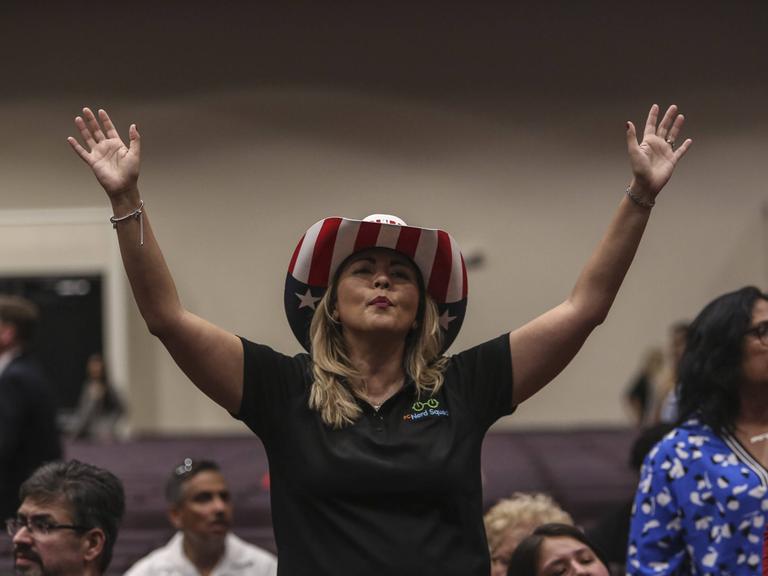 Evangelikale Christen, die Trump unterstützen.