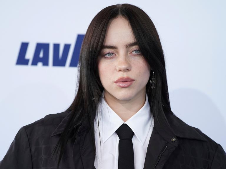 Billie Eilish arrives at the Film Independent Spirit Awards on Sunday, Feb. 25, 2024, in Santa Monica, Calif. (Photo by Jordan Strauss/Invision/AP)