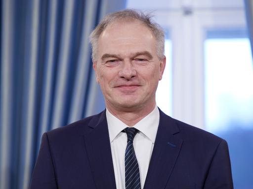 Stefan Raue, Intendant des Deutschlandradios, ist zu Gast beim Neujahrsempfang von Bundespräsident Steinmeier im Schloss Bellevue.