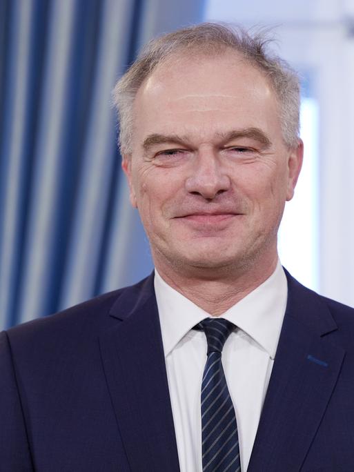 Stefan Raue, Intendant des Deutschlandradios, ist zu Gast beim Neujahrsempfang von Bundespräsident Steinmeier im Schloss Bellevue.