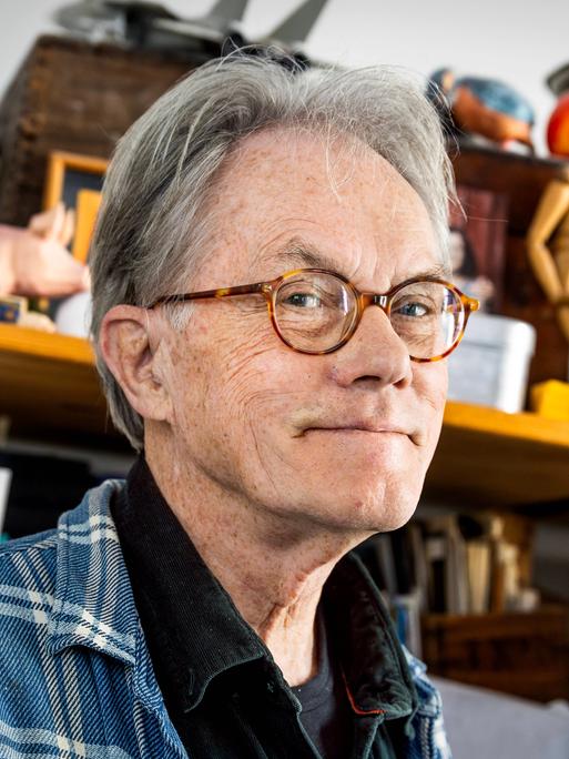 Sven Nordqvist in seinem Atelier