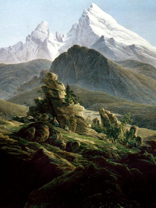 "Der Watzmann": Gemälde von Caspar David Friedrich, 1824-25
