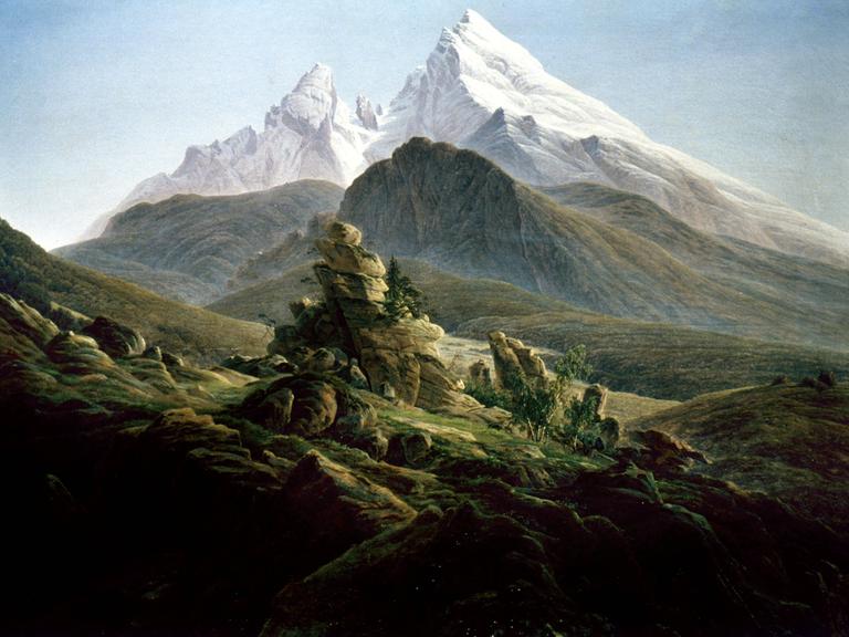 "Der Watzmann": Gemälde von Caspar David Friedrich, 1824-25
