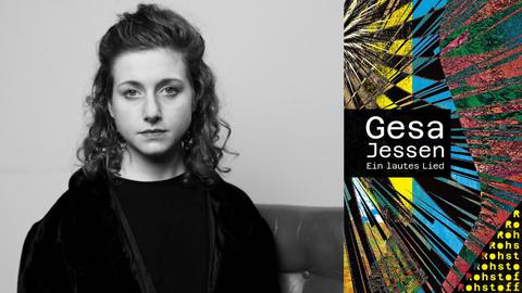 Gesa Jessen: "Ein lautes Lied"
Zu sehen sind die Autorin und das Buchcover