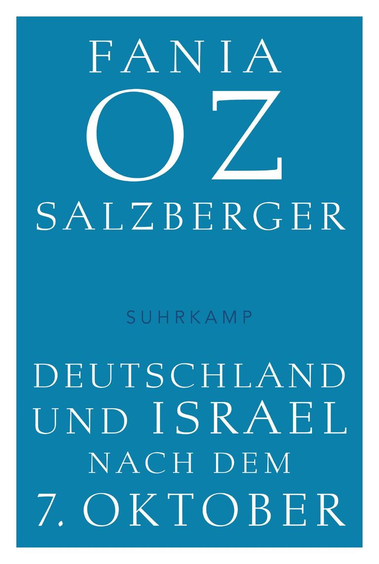 Das Buchcover "Deutschland und Israel nach dem 7.Oktober" von Fania Oz Salzberger.