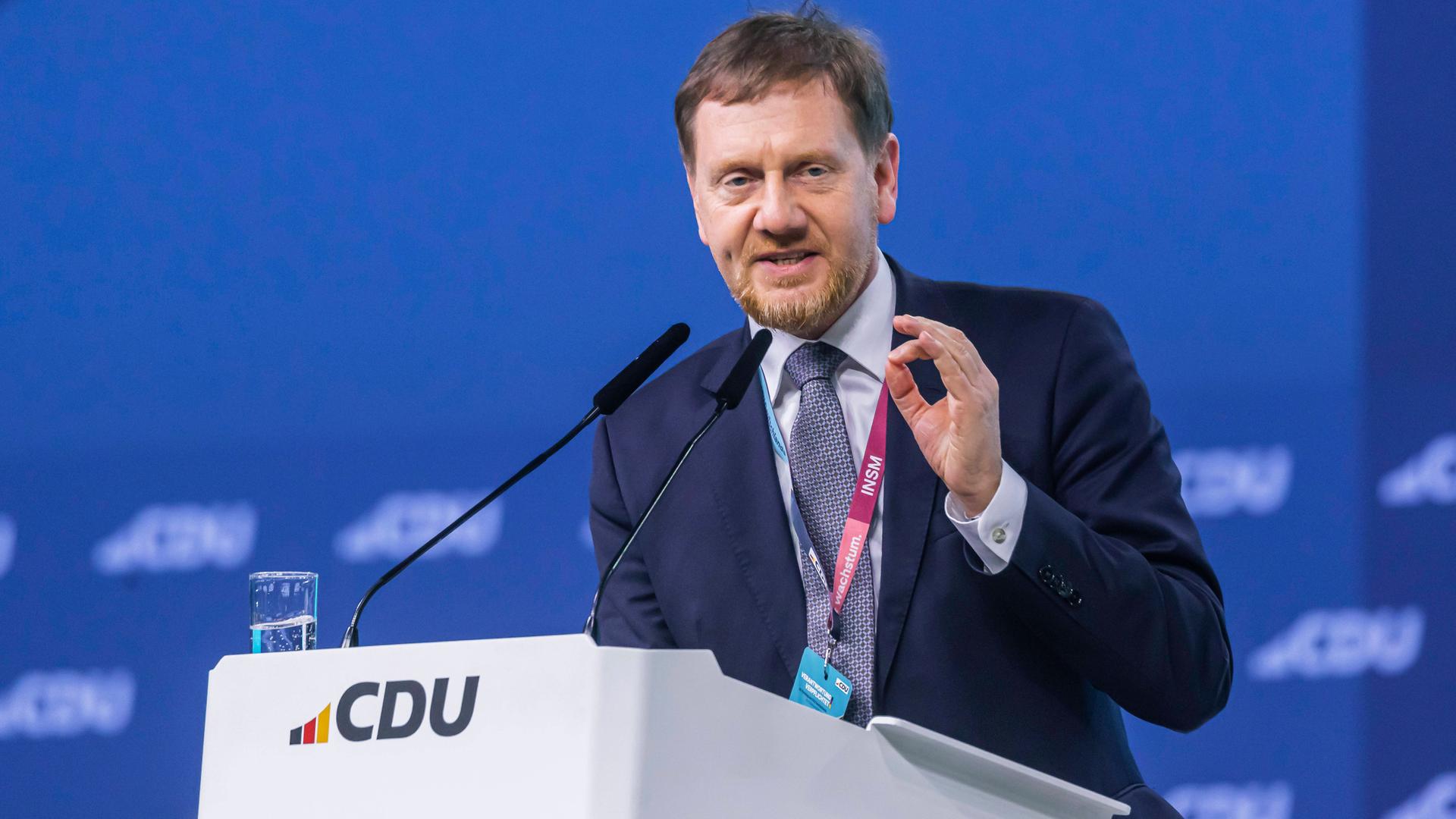 Michael Kretschmer gehört zu den Ministerpräsidenten, die gegen die Rentenpläne der Bundesregierung sind
