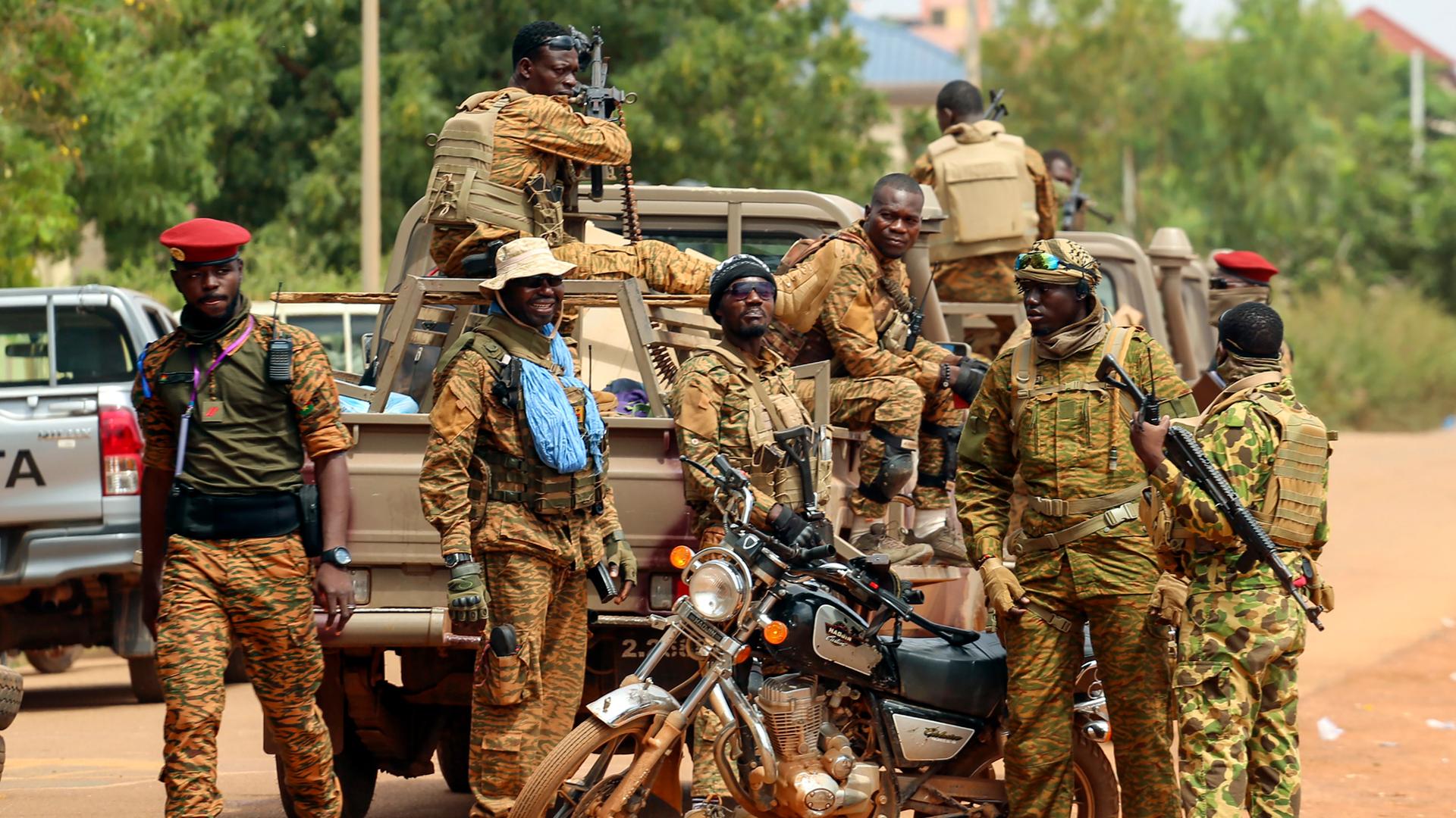 Soldaten von Ibrahim Traoré. Quelle: picture alliance