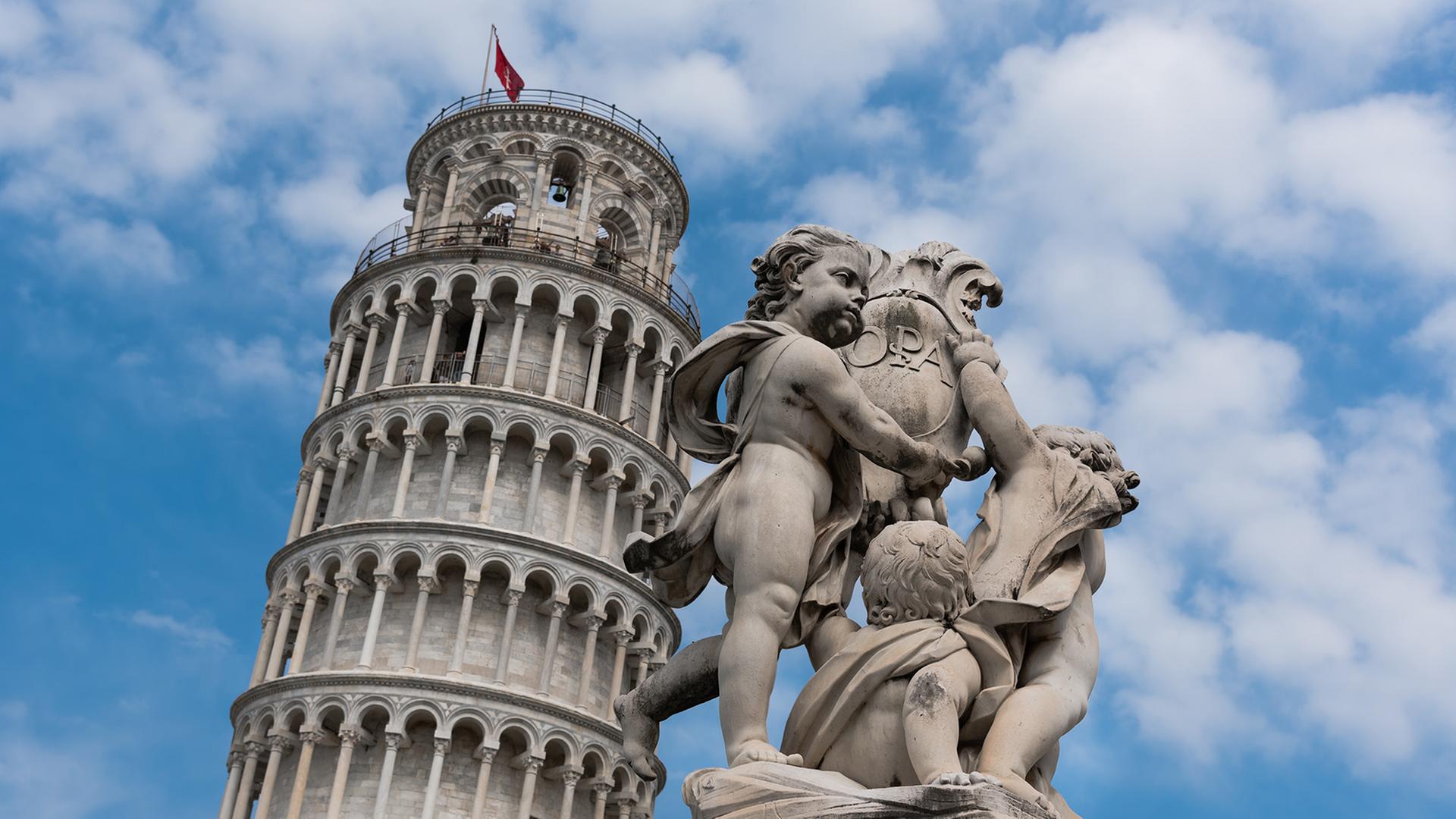 Der schiefe Turm von Pisa. Der schiefe Turm von Pisa.
