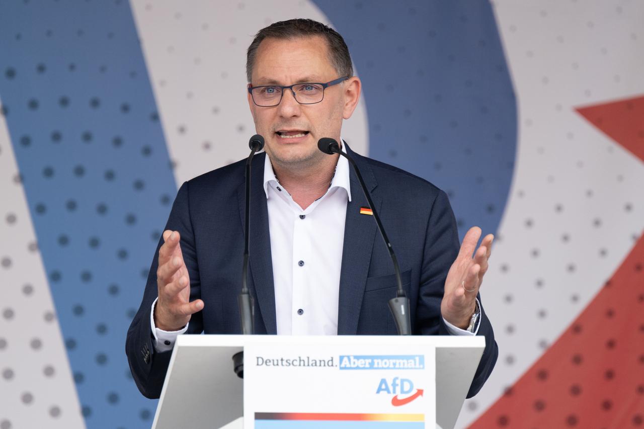 Tino Chrupalla, AfD-Bundesvorsitzender und Fraktionsvorsitzender der AfD