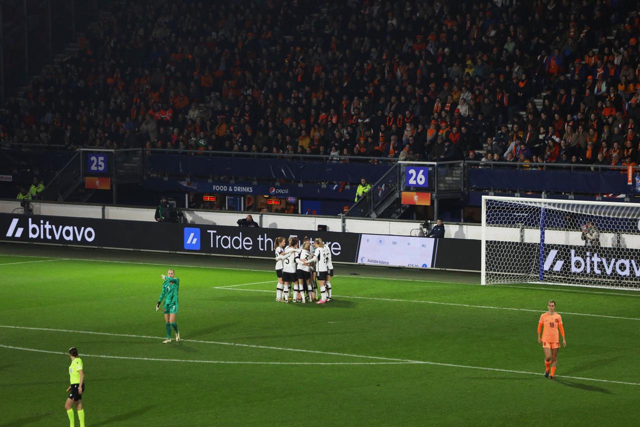 Torjubel nach dem 2:0 gegen die Niederlande im Nations League-Spiel um Platz 3 