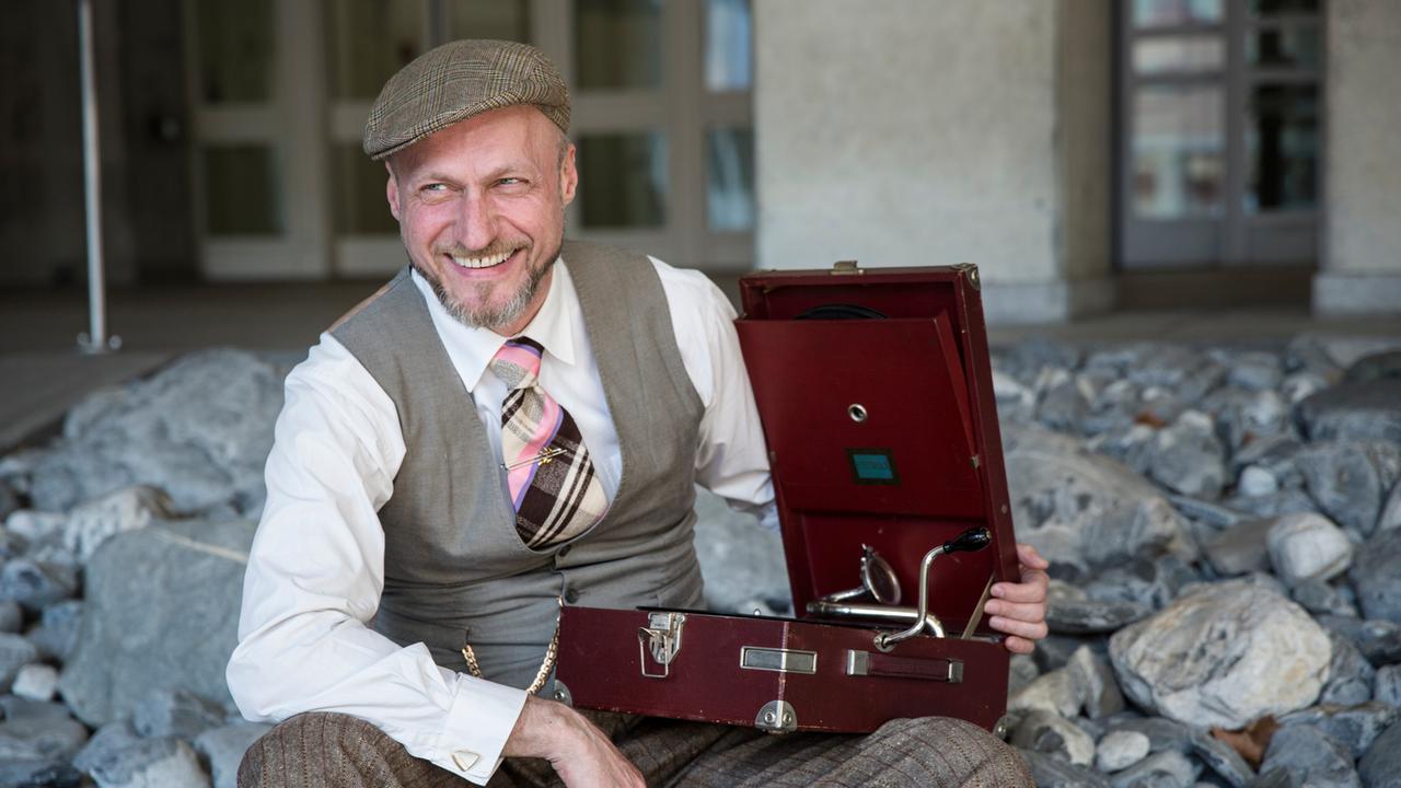 DJ Wuthe am Grammophon