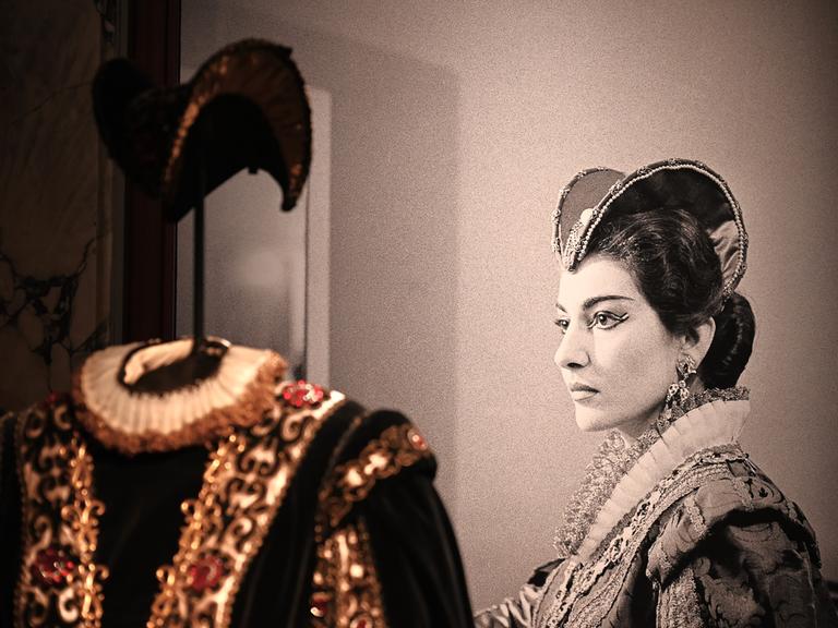 Werk auf der Fantasmagoria Callas-Ausstellung im Teatro alla Scala 