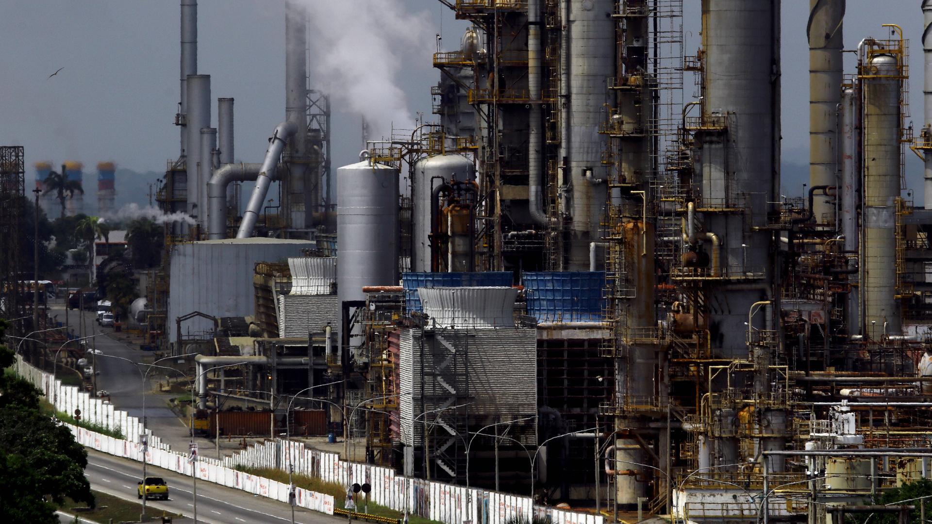 Die Ölraffinerie El Palito in Venezuela