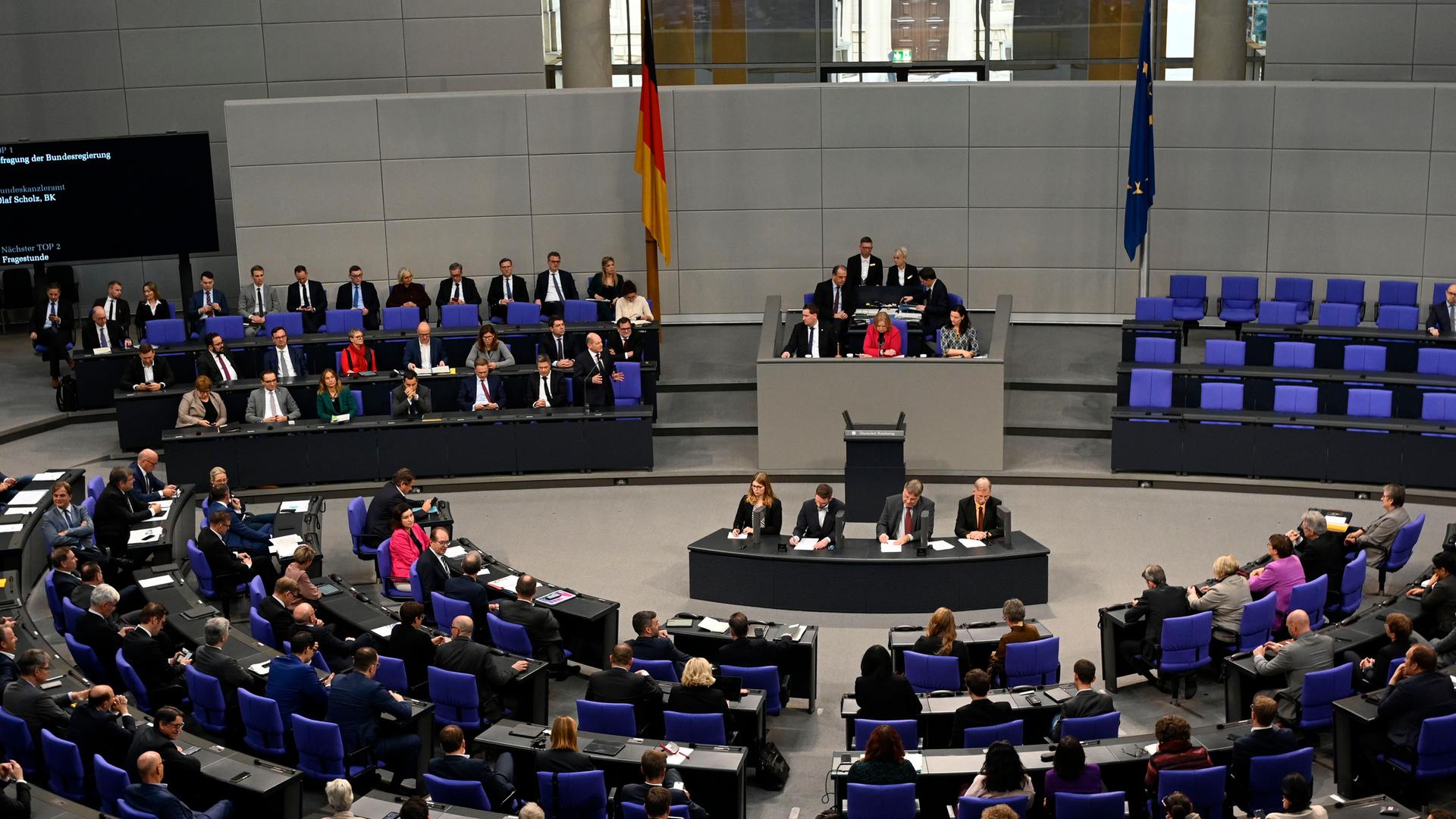 Plenum des Bundestages