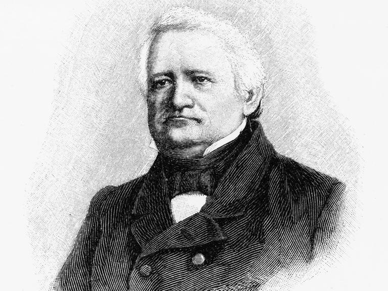 Der Holzstich zeigt den konservativen Juristen und Politiker Ernst Ludwig von Gerlach