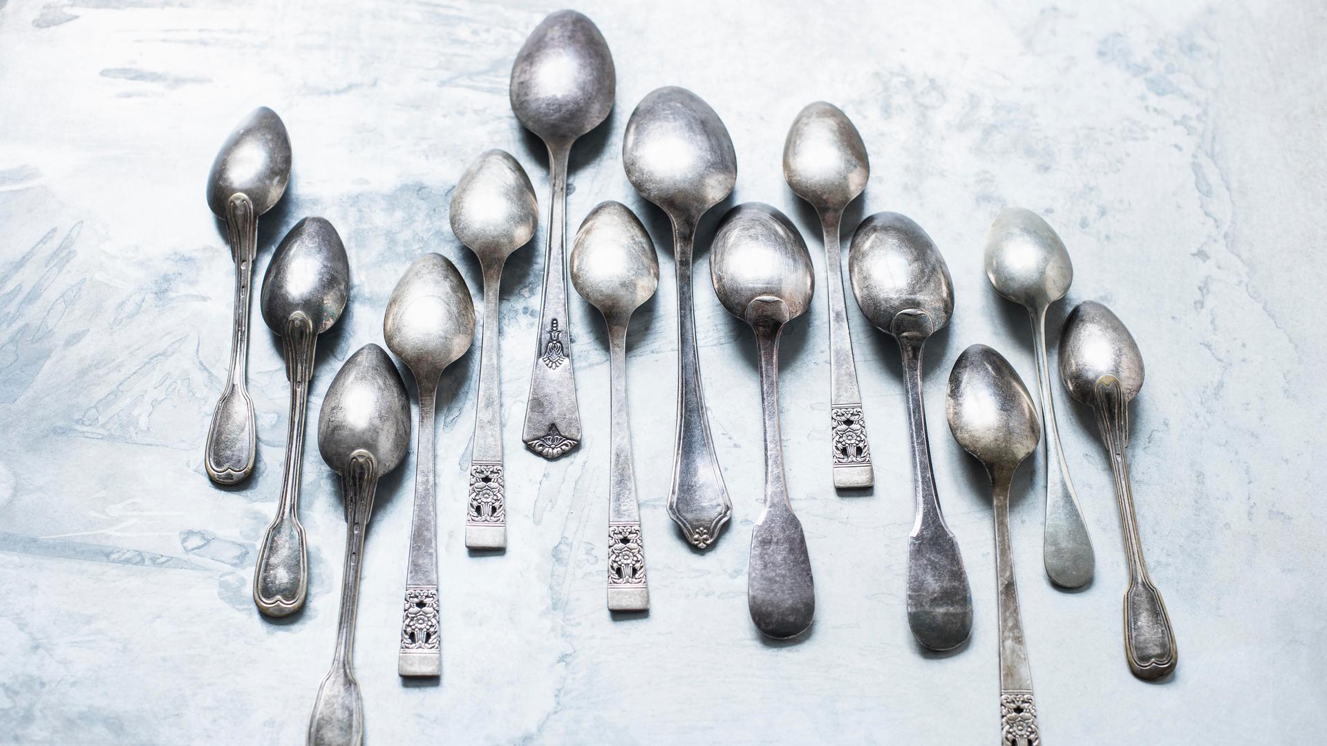 Silberne Löffel