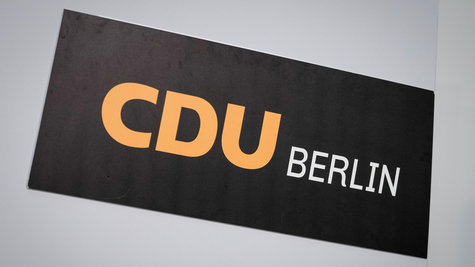 Logo der CDU Berlin zur Abgeordnetenhauswahl 