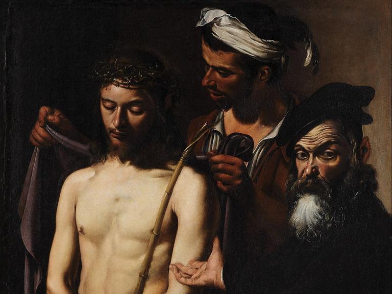 Das Gemälde "Ecce homo" von Caravaggio zeigt den gefolterten Jesus neben dem römischen Statthalter Pontius Pilatus.