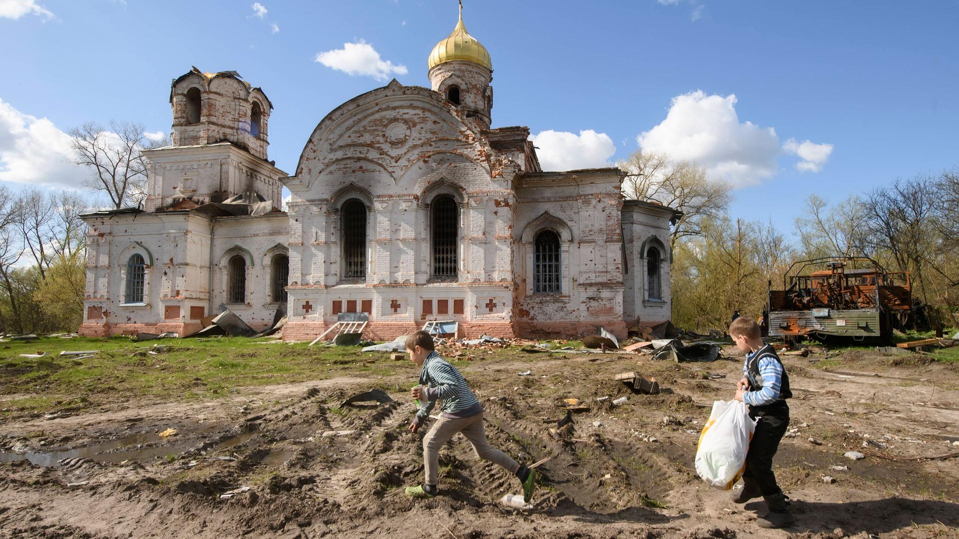 Russischer Angriffskrieg - Mehr als 450 Kirchen in der Ukraine zerstört