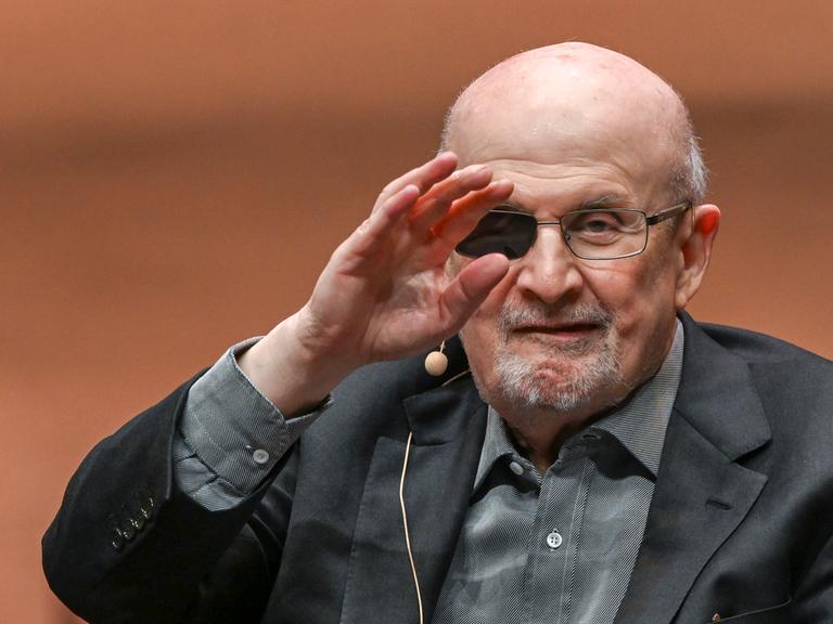 Salman Rushdie beim Literaturfestivals "LIT: potsdam" 