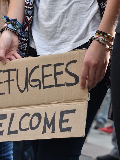 Demonstration für offene Grenzen in München, 2015 Demonstration für offene Grenzen in München, 2015