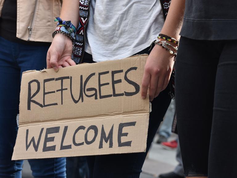 Demonstration für offene Grenzen in München, 2015 Demonstration für offene Grenzen in München, 2015