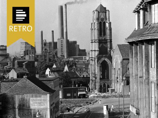 Die Zeche Gustav in Essen in den 1950er Jahren. Die Zeche Gustav in Essen in den 1950er Jahren.