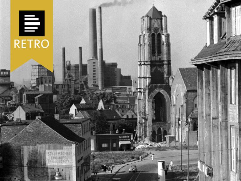 Die Zeche Gustav in Essen in den 1950er Jahren. Die Zeche Gustav in Essen in den 1950er Jahren.