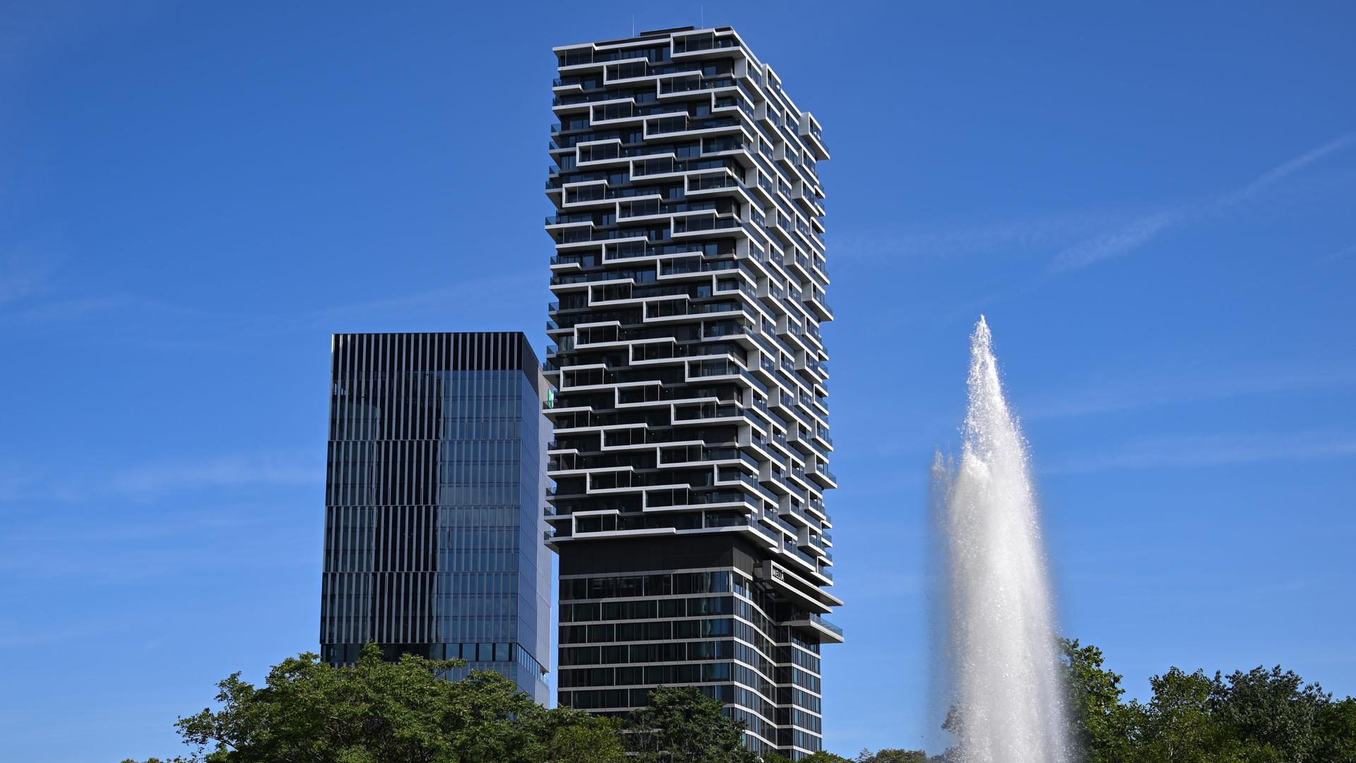 Der Senckenberg-Turm in Frankfurt am Main von Cyrus Moser Architekten.
