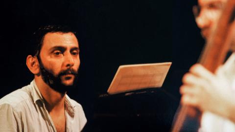 Der libanesische Musiker Ziad Rahbani (links)
