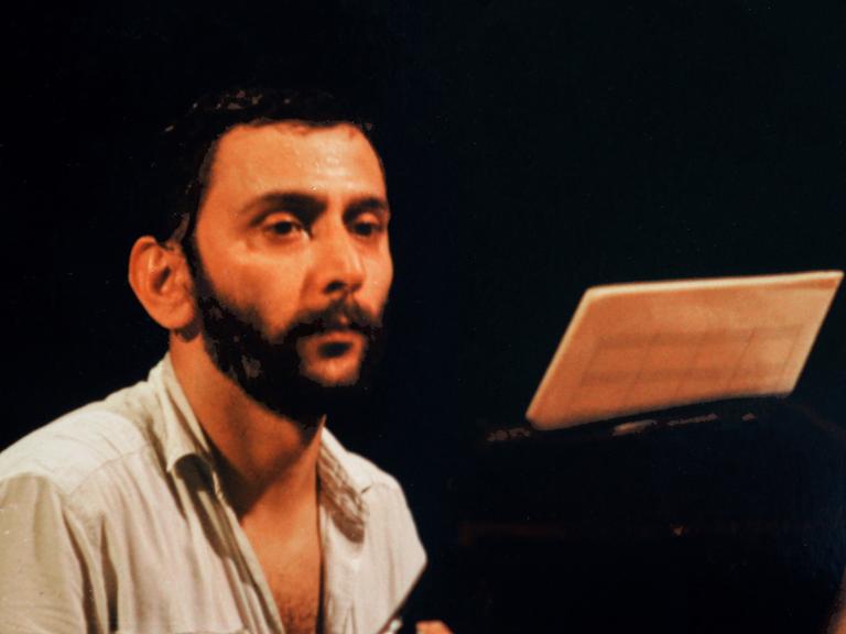 Der libanesische Musiker Ziad Rahbani (links)