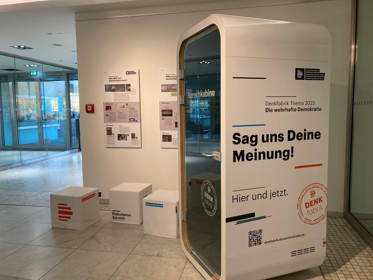 Ausstellung zur Deutschlandradio Denkfabrik Ausstellung zur Deutschlandradio Denkfabrik