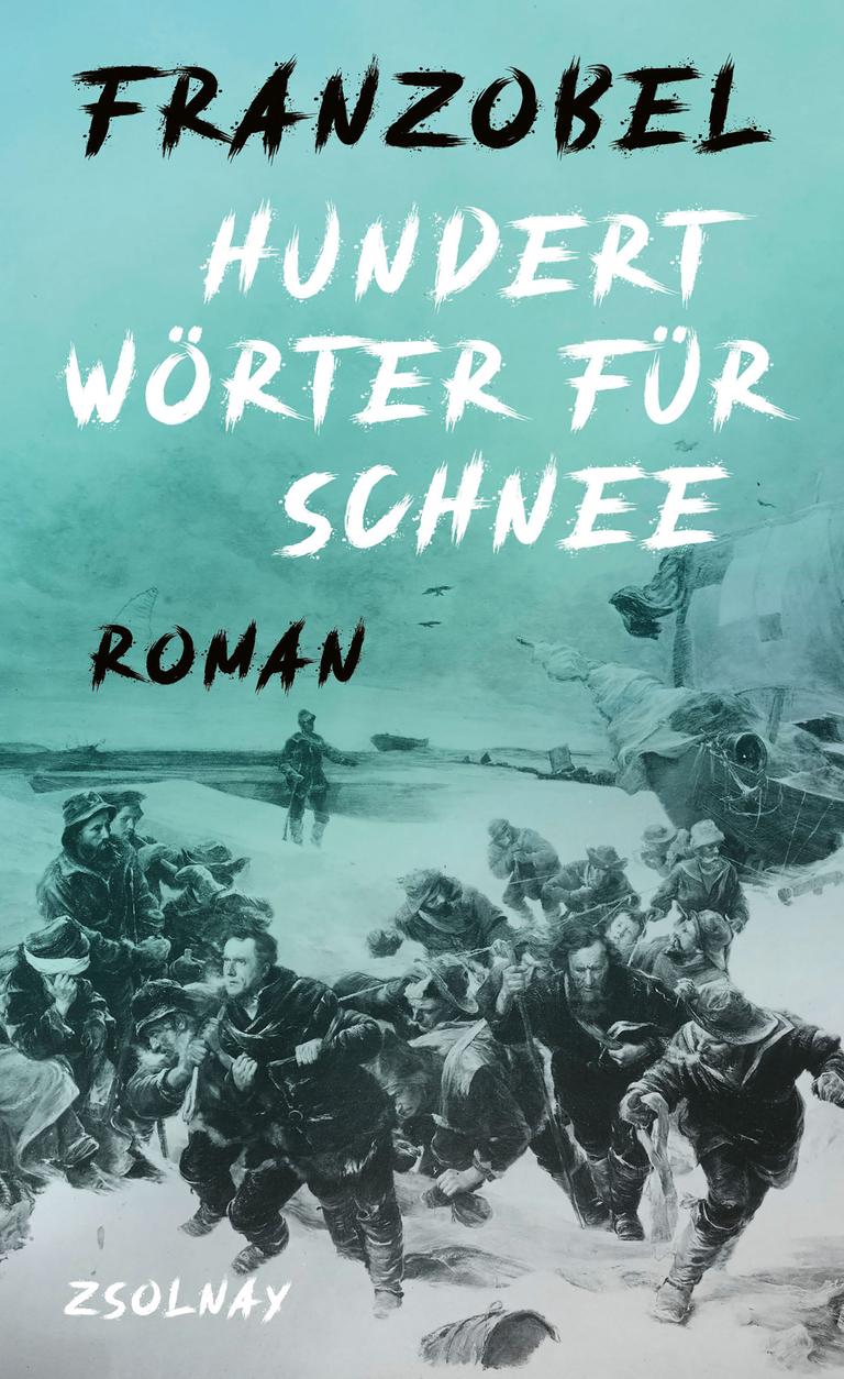 Cover des Buches "Hundert Wörter für Schnee" von Franzobel. 