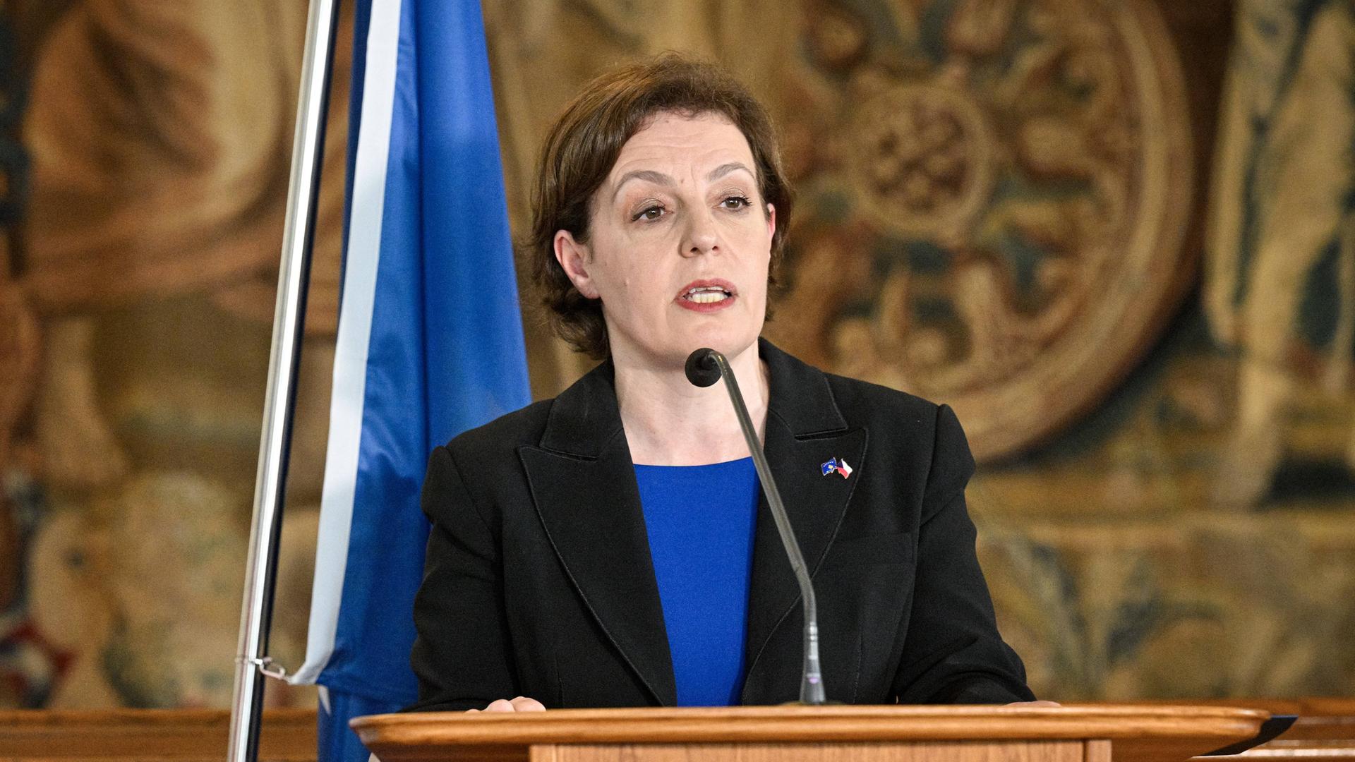 Die kosovarische Außenministerin Donika Gervalla-Schwarz