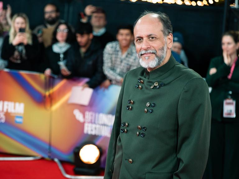 Der italienische Regisseur Luca Guadagnino beim 69. BFI London Film Festival in der Royal Festival Hall in London