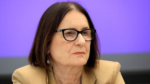 Irina Scherbakowa am 30.05.2024 bei einer Pressekonferenz