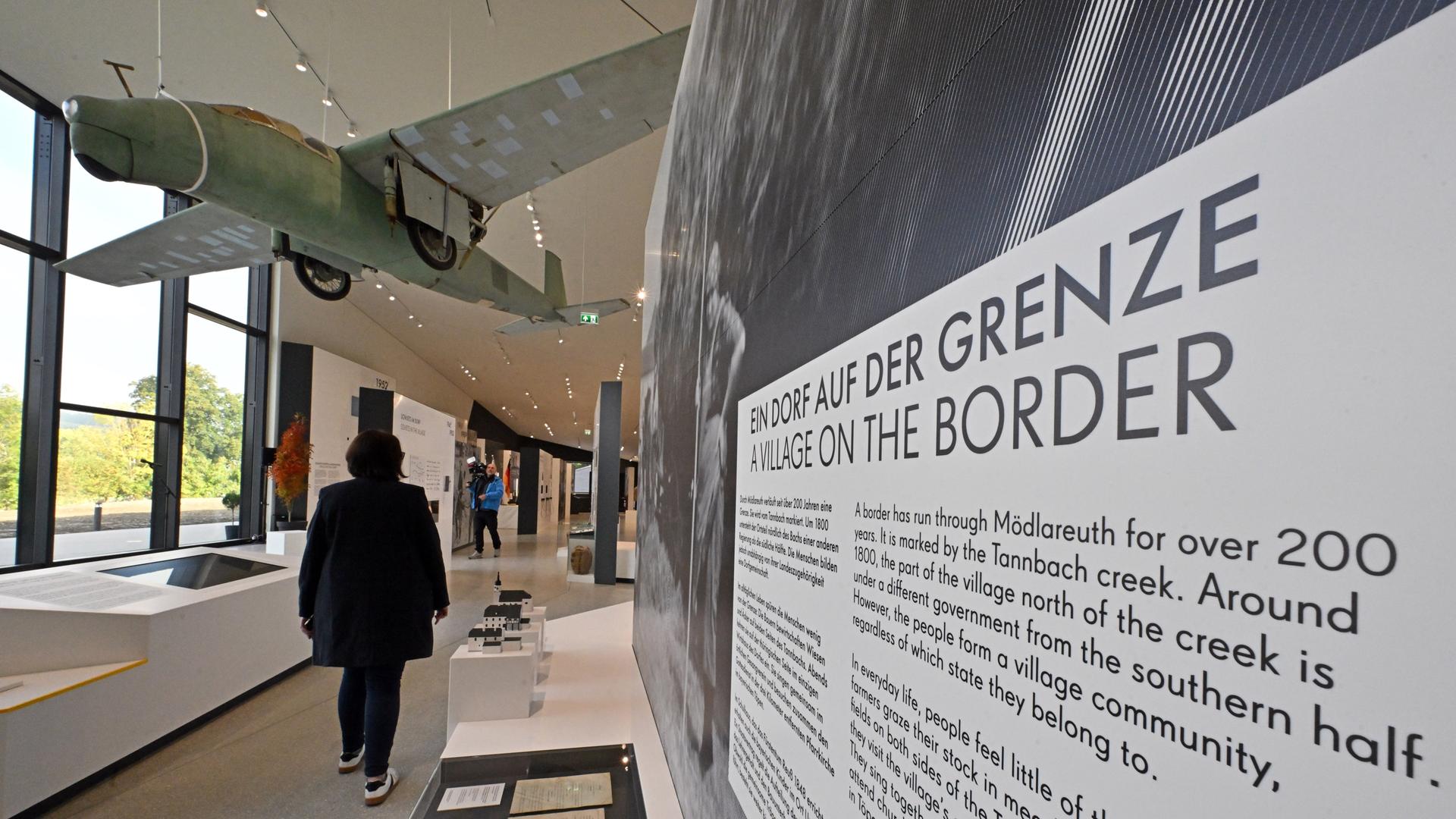 Thüringen, Mödlareuth: Das neue Gebäude des Deutsch-Deutschen Museums Mödlareuth