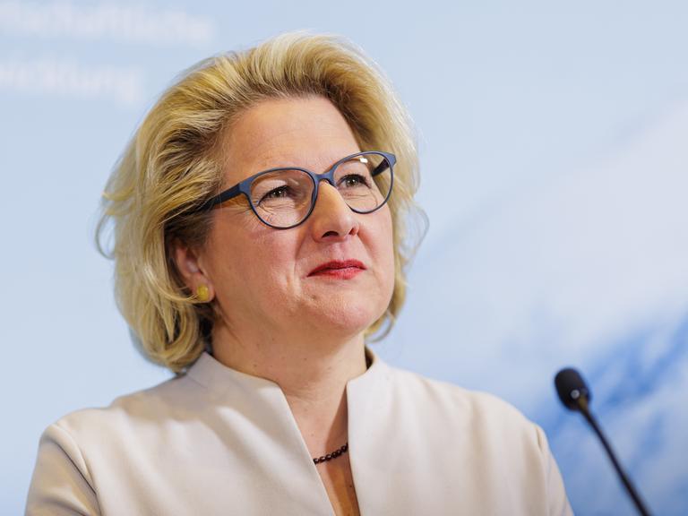 Svenja Schulze (SPD), Bundesministerin für wirtschaftliche Zusammenarbeit und Entwicklung. 