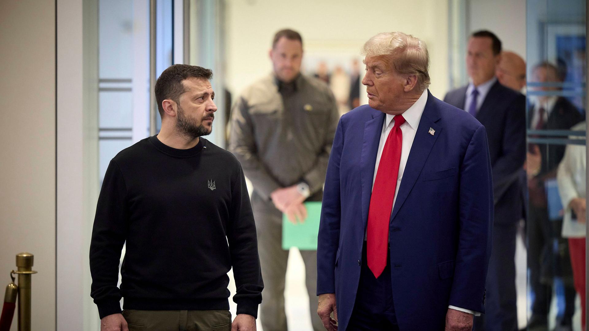 Donald Trump und Wolodymyr Selenskyj bei einem Treffen im September 2024