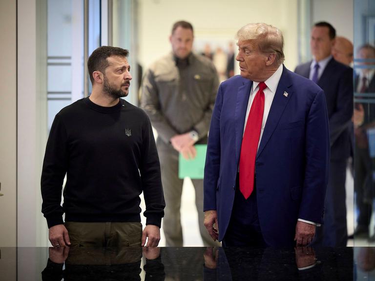 Donald Trump und Wolodymyr Selenskyj bei einem Treffen im September 2024