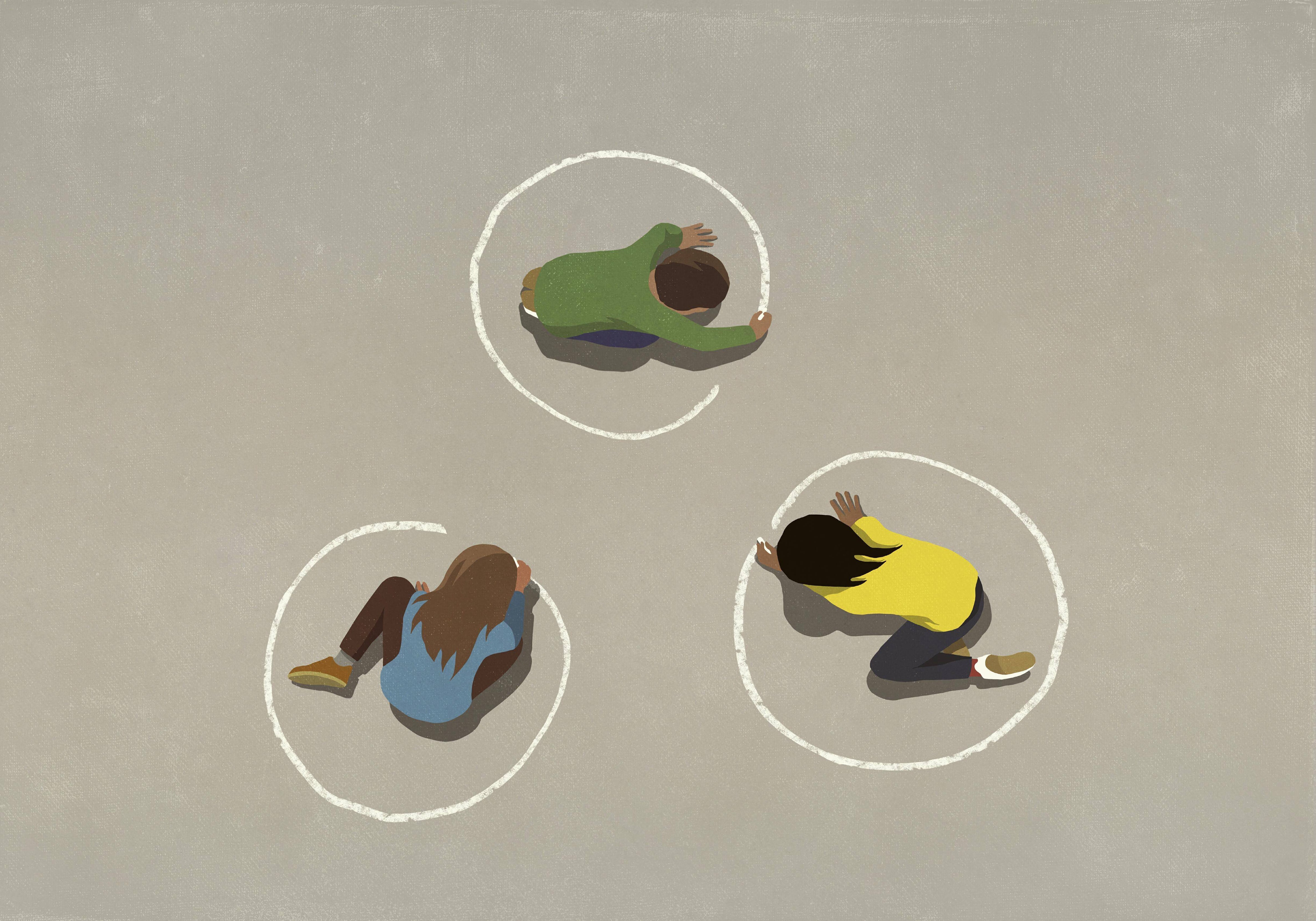 Dancing in the circles. Dancing in the circles