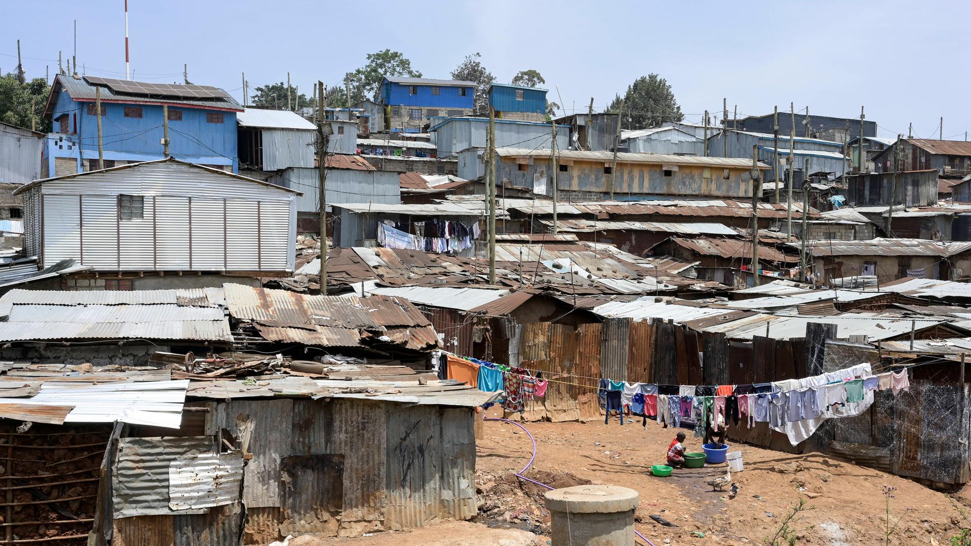 Der Slum Kibera in der kenianischen Hauptstadt Nairobi Der Slum Kibera in der kenianischen Hauptstadt Nairobi