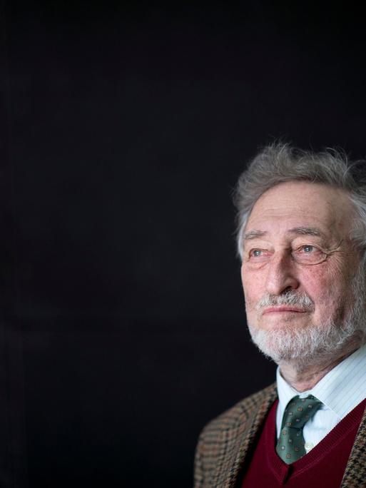 Portrait von Prof. Dr. Micha Brumlik, Senior Advisor am Zentrum Jüdische Studien Berlin-Brandenburg, am 9. März 2018.