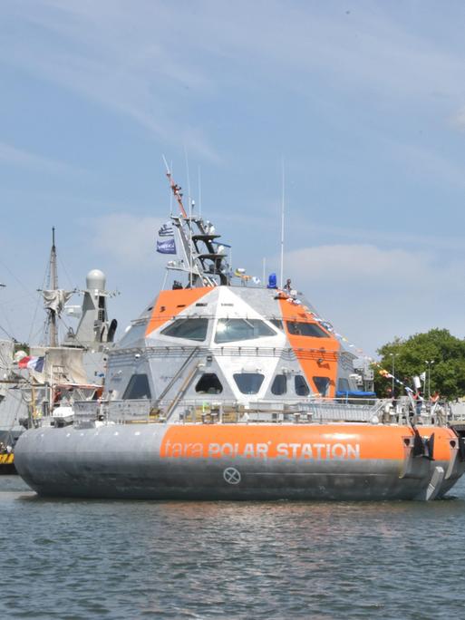 Die Tara Polar Station im Wasser von Lorient am Sonntag, den 19. Juli 2026 Die Tara Polar Station im Wasser von Lorient am Sonntag, den 19. Juli 2026