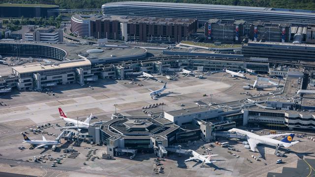 Blick von oben: Der Flughafen Frankfurt/Main.