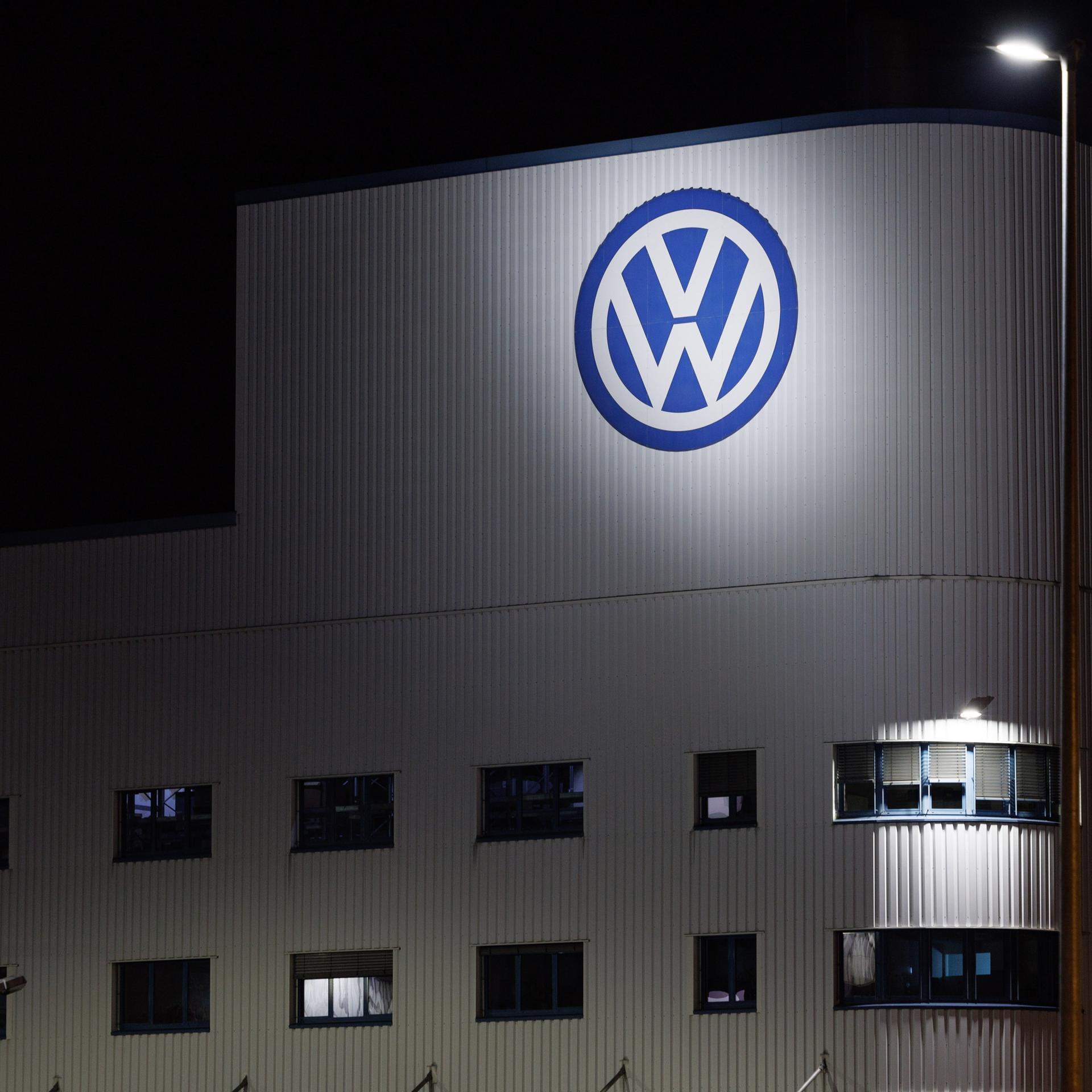 Blick auf das Werk der Volkswagen Osnabrück GmbH. 