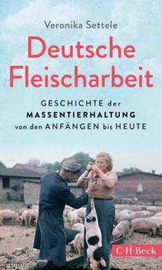 Cover des Buches von Veronika Settele "Deutsche Fleischarbeit"